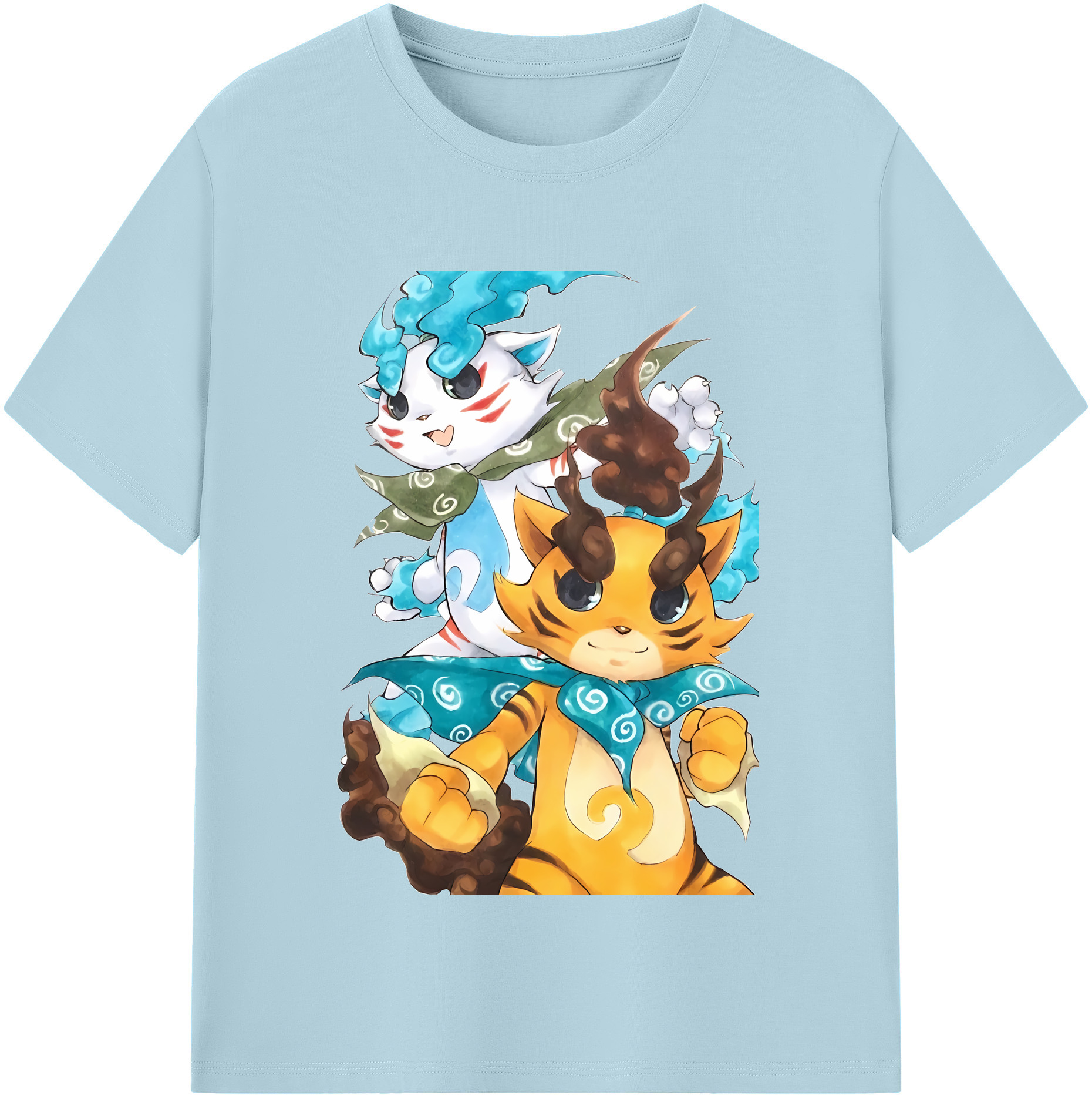 （画像用） 妖怪ウォッチ Yo-kai Watch 綿100％半袖Tシャツ（フロントプリント）